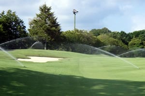 ゴルフ場散水設備工事